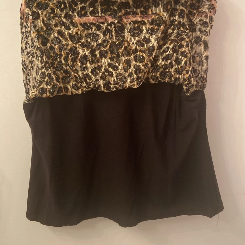 Alfani Cheetah print top size 3x - Picture 5 of 5